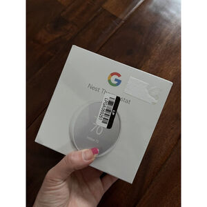 Google Nest Thermostat G4CVZ Programmable Wi-Fi Thermostat - Snow (Unopened)